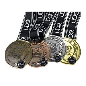 Werbe geschenke Benutzer definierte <span class=keywords><strong>3D</strong></span>-Metallmedaille mit Vergoldung und anpassbaren Größen - Product Image 3