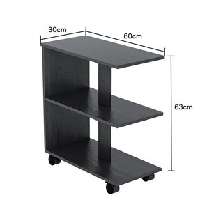 Tempered <b>glass</b> square coffee <b>table</b>, living room sofa <b>side</b> <b>table</b>, Nordic style bedroom movable storage small <b>table</b>, cross-border - Product Image 4