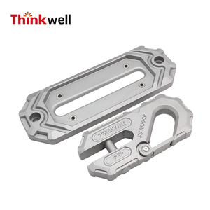 ऑफ-रोड वाहन विनच गाइड टो हुक एल्यूमीनियम रिसेस्ड विनच शॉकल किट के साथ - Product Image 6