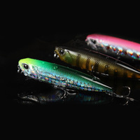 Runtoo 100mm 14.3g flottant Surf longue coulée crayon leurre triple crochets artificiel dur appât 3D yeux Style japonais leurres