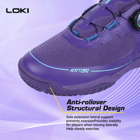 Sepatu Olahraga Ukuran Besar Loki Rxton5.0 untuk Wanita dan Pria, Bahan KPU, Cocok untuk Badminton dan Tenis Meja