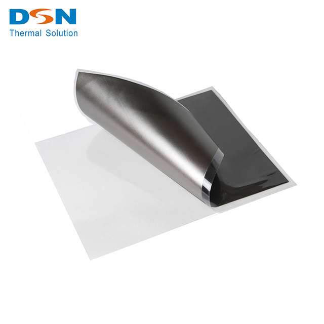 32um High Conductive Thermal Flexible Graphite Foil Sheet Roll with Pet Film with Adhesive Supplier