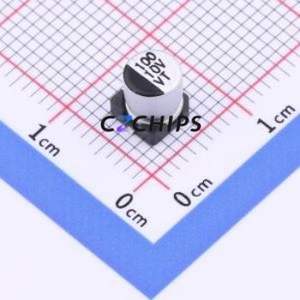 ตัวเก็บประจุอิเล็กโทรไลต์อะลูมิเนียมแบบ SMD รุ่น VT107M010D5DRR0NB1VP0 ขนาด D5xL5.4 มม. 100uF 20% 10V 1000 ชั่วโมง-105 ℃ - Product Image 1