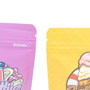 Tùy Chỉnh <span class=keywords><strong>In</strong></span> New 3-5G Baggies Aluminized Lá Mùi Bằng Chứng Cookie Bao Bì Nhựa Mylar Ziplock Túi - Product Image 6