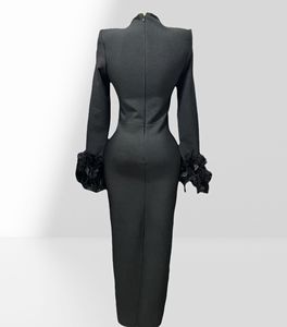 Nouveautés 2026 <span class=keywords><strong>Robe</strong></span> bandage moulante <span class=keywords><strong>de</strong></span> luxe avec cristaux et manches en plumes, <span class=keywords><strong>robe</strong></span> <span class=keywords><strong>de</strong></span> soirée glamour, <span class=keywords><strong>robe</strong></span> <span class=keywords><strong>de</strong></span> soirée élégante <span class=keywords><strong>de</strong></span> haute qualité - Product Image 6