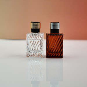 Bán buôn cao cấp 50ml vuông nước hoa chai thủy tinh với vít đầu bao gồm chăm sóc da huyết thanh nhựa Bìa hộp quà tặng bao bì - Product Image 5