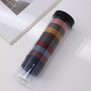 Kustom 20 buah/botol ikat rambut pita elastis tali rambut nilon mulus tali Fashion karet gelang dalam warna campuran untuk anak perempuan - Product Image 5