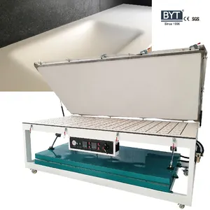 BYTCNC silicone membrane press vacuum forming machine for Corian Acrylic solid surface 3D molding