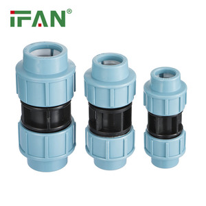 IFAN Trung Quốc nhà máy PE PP nén phụ kiện <span class=keywords><strong>TEE</strong></span> khuỷu tay HDPE phụ kiện thủy lợi cung cấp nước HDPE Ống phù hợp - Product Image 2