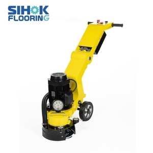 Dreikopf-Bodenfräse 220V, elektrisch, handgeführt, kleine Schleif- und Poliermaschine für Marmor, Terrazzo, Epoxidbeschichtungsentfernung - Product Image 2