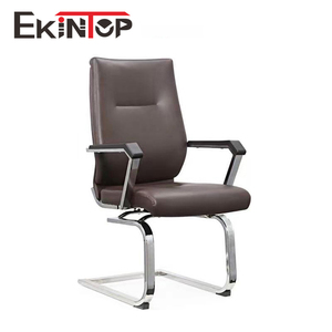 Fauteuil de bureau ergonomique moderne et contemporain, inclinable et pliable, en cuir véritable, pour dirigeant - Product Image 4