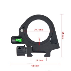ANGELWINGS 30MM-35MM Monturas de mira telescópica Monturas de alcance de Spottin de aluminio Características ajustables - Product Image 2