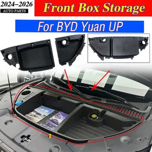 StarNav Front Box <b>Storage</b> For BYD Yuan UP 2024 2025 2026 Car Special Spare Cabin Toolbox Kit <b>Large</b> Capacity Modification kit - Product Image 2