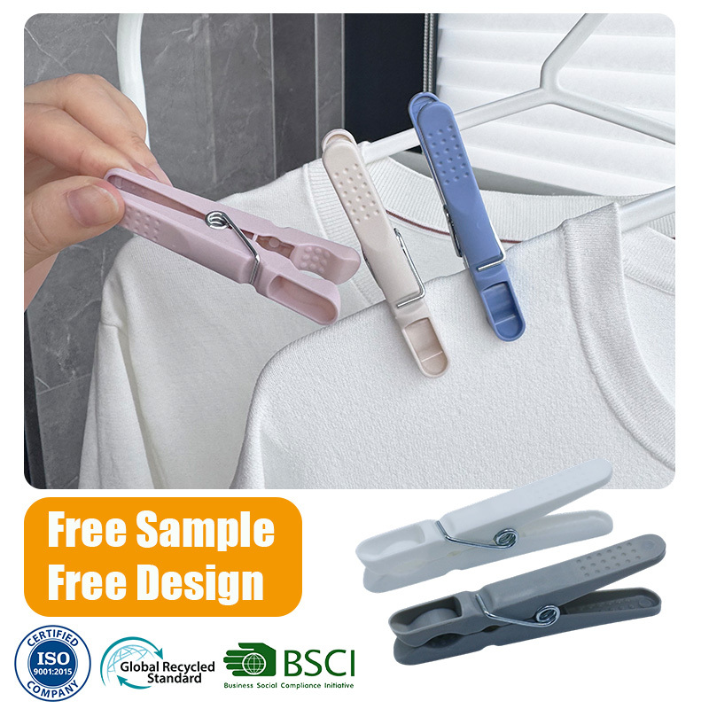 Strong Grip Plastic Clothespins Windproof Laundry