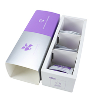 Boîte cadeau en papier avec tiroir coulissant personnalisé, plateau de séparation multi-compartiments pour sachets de thé, sachets de compléments alimentaires, boîte d'emballage