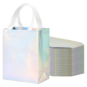 Borse Tote Personalizzate con Logo Stampato, Multiuso, Ecologiche, Riutilizzabili, Impermeabili, in Tessuto Non Tessuto Laminato per lo Shopping Femminile - Product Image 2