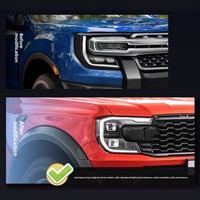 Faro LED de Alta Luminosidad para Ford Ranger T9 2022+, Lámpara Proyectora con Señal Secuencial, Solución para la Visión Nocturna, Venta al Por Mayor