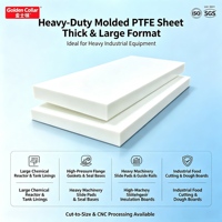 Plaque en PTFE vierge sur mesure OEM, approuvée FDA, haute température, antiadhésive, anticorrosion, pour composants de revêtement de machines alimentaires