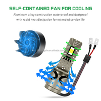 Lampu Mobil TGZ Fan Cool Terbaru, Aksesoris Lampu Eksterior Mobil 12-60V LED H3 dan Aksesoris Lampu Mobil Lainnya 60W