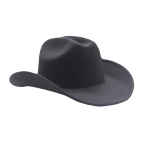 Chapeau de <span class=keywords><strong>jazz</strong></span> unisexe de style britannique rétro européen américain <span class=keywords><strong>punk</strong></span> à large bord, chapeau de cowboy en feutre noir pour adultes, vêtements d'extérieur - Product Image 4