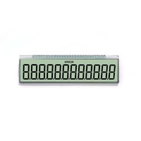 Produsen Panel LCD 2026 Layar Tersegmentasi Model Kalkulator Kustom, Layar Linear 12 Digit, Tampilan Numerik Positif, Ukuran Kecil