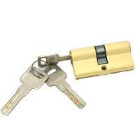 Cilindro de cerradura de puerta abierta doble 60mm Backset Safe Aleación de aluminio Cerradura de mortaja Llave maestra con latón Aleación de zinc Cobre