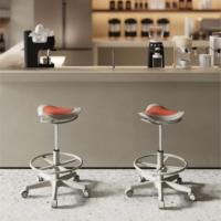 Chaise de bureau ergonomique à siège triangulaire pour la maison et le bureau, tabouret de laboratoire, siège réglable pour le soin de la santé et les salons de beauté