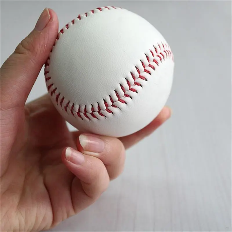 Baseball Nr. 9 Softball Hardball Training Handgemachte Bälle Weiß Sicherheit Kid Baseballs Übungs team Spiel