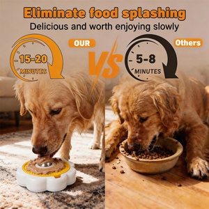 AFP Anxiety Relief Dog Licking Bowl With Suction Cup Rotating Stainless Steel Ball <strong>Pet</strong> Lick Bowl Slow Feeder For Dogs &amp; Cats - Product Image 5