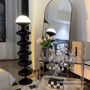 Hiện Đại E27 Sắt Đèn Sàn LED Đường Bầu Dọc Bảng Cho Phòng Khách Phòng Ngủ Ins Gió Đèn Sàn - Product Image 2