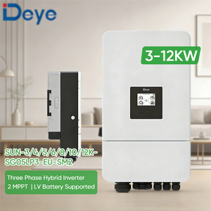 Inversor de Energía Solar Híbrido al por Mayor Deye 5kw 6kw <span class=keywords><strong>10kw</strong></span> 12kw Trifásico de Onda Sinusoidal Pura con Doble Mppt para el Hogar - Product Image 2