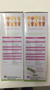 Exprimidor eléctrico portátil de 380ML, licuadora recargable, Mini USB, 6 cuchillas, batido de frutas, Profesor inalámbrico en casa - Product Image 4