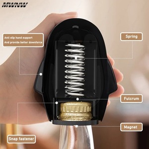 Abridor de Botellas Magnético Automático Penguin, Abridor de Botellas de Cerveza y Bebidas para Fiestas y Bares, Tipo Prensa, Herramientas de Cocina, Decoración del Hogar - Product Image 5