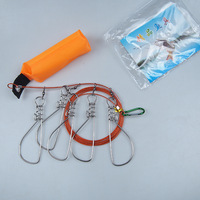 En gros 5M 10M Boucle de maintien pour poisson vivant en acier inoxydable pour filet de pêche avec flotteur