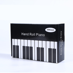 <span class=keywords><strong>Piano</strong></span> portable pliable 16 sons et couleurs, facile à ranger, instrument d'entraînement recouvert de silicone - Product Image 4