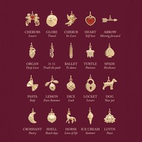 Non Tanirsh minuscule bricolage breloque croix ange aile soleil coeur amour dés chien coquille breloque clé cadeau femmes enfants pendentif en acier inoxydable