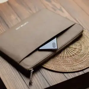 Özel İşlevli Pu deri evrak çantası erkek iş kadın dizüstü bilgisayar kılıfı durumda bilgisayar Macbook çantası hava Pro