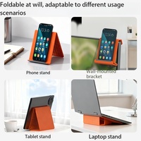 Nouveau support de téléphone portable flexible en plastique, multifonctionnel, pour salle de bain, bureau, tablette, ordinateur portable, support innovant pliable et transformable
