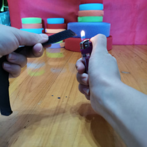 1 "25 मिमी 100% नायलॉन लौ रिटरेंट हुक और लूप टेप पुनः प्रयोज्य सुरक्षा फायरप्रूफ हुक और लूप फास्टनर टेप - Product Image 3