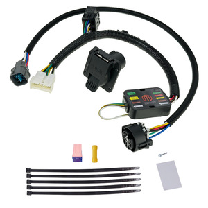 7 Pin Trailer Wiring <b>Harness</b> 1 Meter 12 V PVC Insulated For Us Vehicles With Relay And Connector Set - Product Image 2