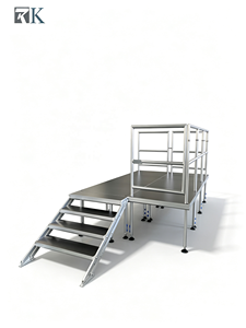Wholesale Plywood Portable Mobile Modular Rectangle Stage <b>Platform</b> System Screw Connection Customizable Dimensions - Product Image 1