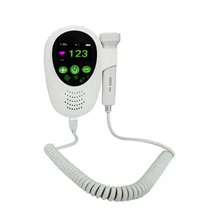 Hand-held Fetal doppler baby heart rate Detector Medical Equipment Ultrasound fetal doppler for Pregnant Women