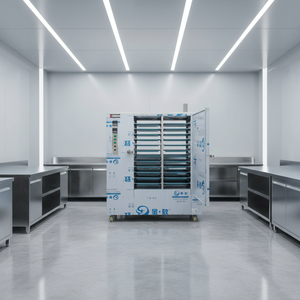 Machine de déshydratation alimentaire à grande capacité, à économie d'énergie, contrôlée par PLC, avec plateau pour noix de coco, manioc, pommes, bananes, mangues - Product Image 2