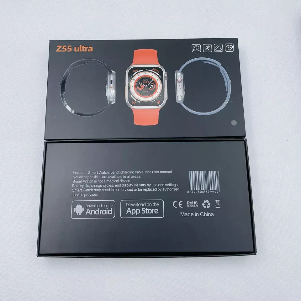 Free Sample Smartwatch Serie 8 Ultra Z66 Watch 8 Ultra Premium Waterproof Fitness Tracker Nfc Sleeping Monitor Smart Watch
