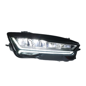 ชุดไฟหน้าสำหรับ A7 ปี 11-18 รุ่นดัดแปลงใหม่ RS7 ไฟเดย์ไลท์ LED เลนส์แบบไหล ไฟเลี้ยวแบบไหล 12V ไฟหน้า LED 12V - Product Image 2