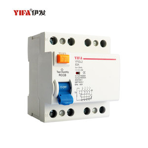 Interruptor <span class=keywords><strong>Diferencial</strong></span> RCCB YFIDL2 YIFA, Interruptor de Circuito en Miniatura, Operado por Corriente Residual, 2P CA 230V/400V 6kA 50Hz, Protección Contra Cortocircuitos - Product Image 2