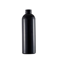 Flacon pulvérisateur à gâchette en plastique noir et blanc moderne, lisse et brillant, rechargeable, pour la maison, les soins personnels et les voyages