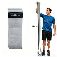 Sangle de sport longue XLAN de haute qualité et haute élasticité, avec une circonférence de 76 pouces, adaptée à l'entraînement de force du corps entier