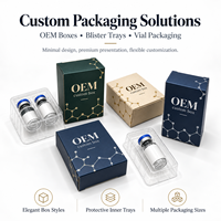 Boîte en papier kraft recyclé pour soins de la peau, emballage personnalisé avec impression de logo, boîte en papier cosmétique pour produits de soins de la peau