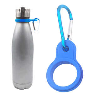 Hot Sale Silicone Water Bottle Carrier with Keychain Clip for Outdoor Activities or Daily Use <b>Camping</b> & <b>Hiking</b> Product - Product Image 1